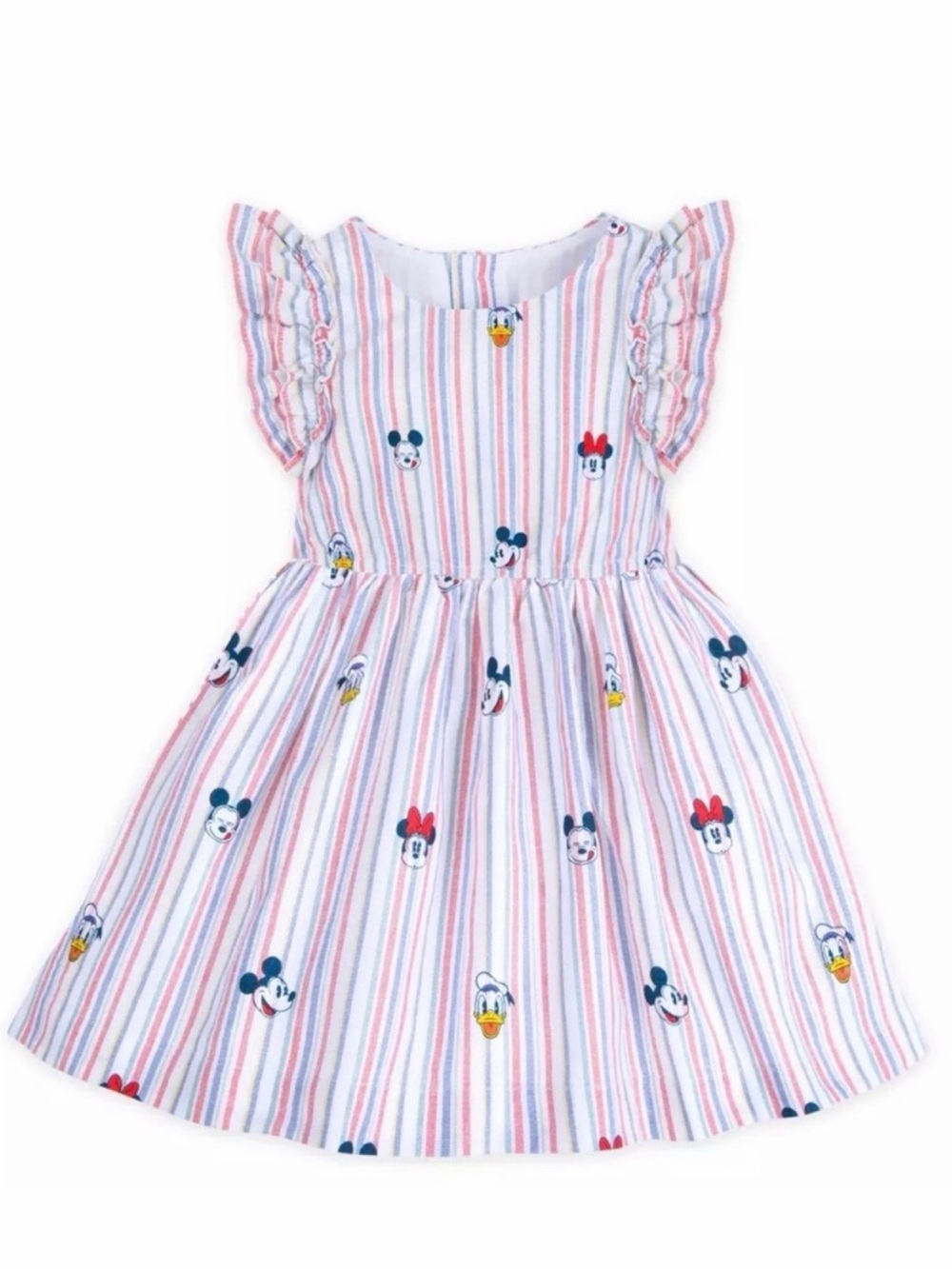 Disney dress with Mickey, Minnie, and Donald- 4T